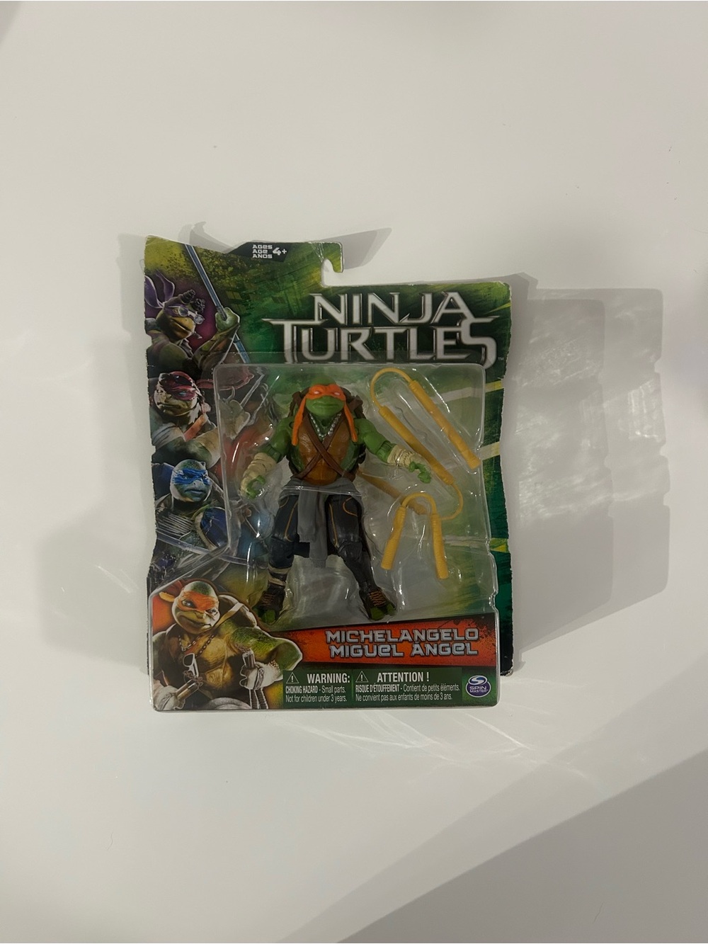 Ninja Turtles Michelangelo Action Figure - Green & Orange